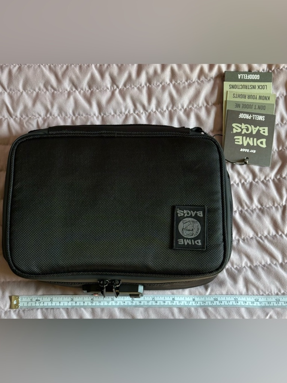 Goodfella - 10” Smell Proof Padded Pouch with combo lock in Black